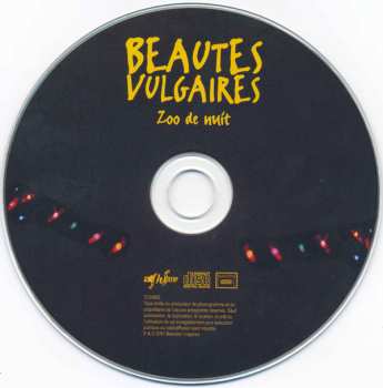 CD Les Beautés Vulgaires: Zoo De Nuit