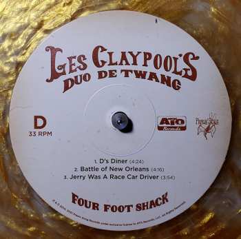 2LP Les Claypool's Duo De Twang: Four Foot Shack CLR | DLX