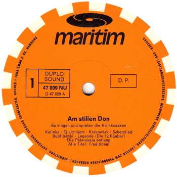 LP Krim-Kosaken: Am Stillen Don