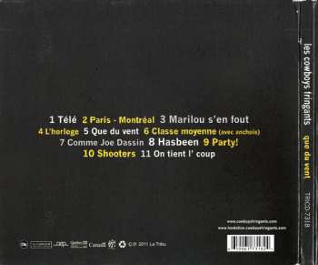 CD Les Cowboys Fringants: Que Du Vent