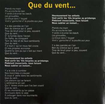 CD Les Cowboys Fringants: Que Du Vent
