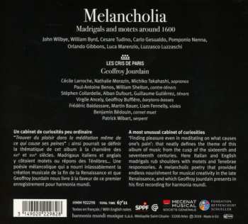 CD Les Cris de Paris: Melancholia