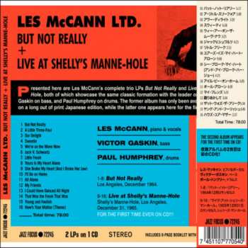 CD Les McCann Ltd.: But Not Really + Live At Shelly's Manne-Hole