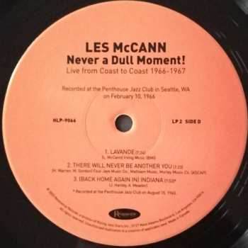 3LP Les McCann: Never A Dull Moment! (Live From Coast To Coast 1966-1967) LTD | NUM