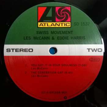 LP Les McCann: Swiss Movement LTD