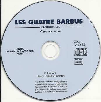 3CD Les Quatre Barbus: L'Anthologie 1938-1962