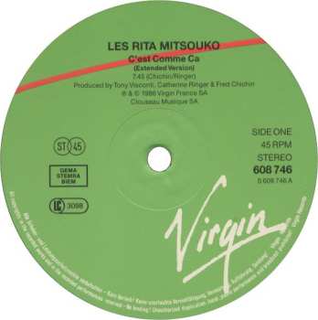 LP Les Rita Mitsouko: C'Est Comme Ça