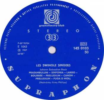 LP Les Swingle Singers: Les Swingle Singers
