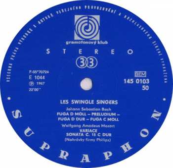 LP Les Swingle Singers: Les Swingle Singers