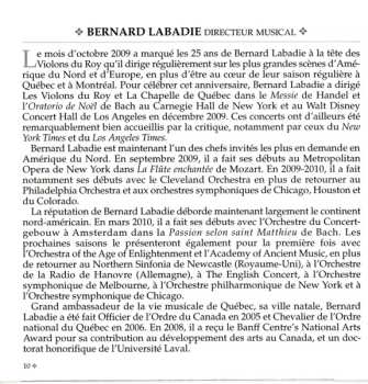 CD Les Violons du Roy: Bonbons