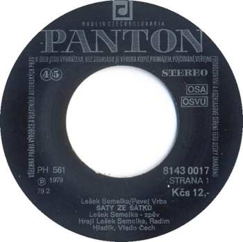 SP Lešek Semelka: Šaty Z Šátků / Nerad Mám Ráno Dým