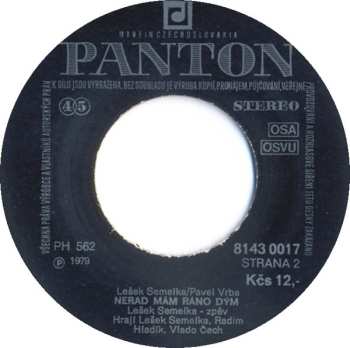 SP Lešek Semelka: Šaty Z Šátků / Nerad Mám Ráno Dým