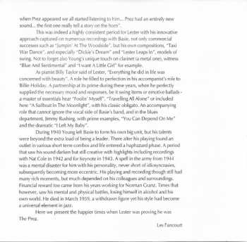 CD Lester Young: Easy Does It 1936 - 1940