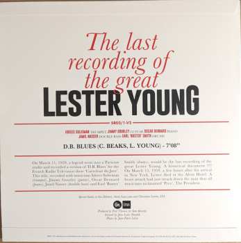LP/EP Lester Young: Le Dernier Message De Lester Young LTD