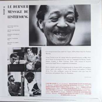 LP/EP Lester Young: Le Dernier Message De Lester Young LTD