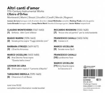 CD Claudio Monteverdi: Altri Canti D'Amor