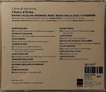 CD L'Estro D'Orfeo: L'Arte Di Diminuire