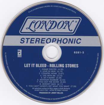 2LP/SP/Doos/2SACD The Rolling Stones: Let It Bleed DLX | LTD | NUM