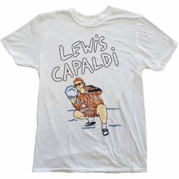 Merch Lewis Capaldi: T-shirt Snow Leopard 