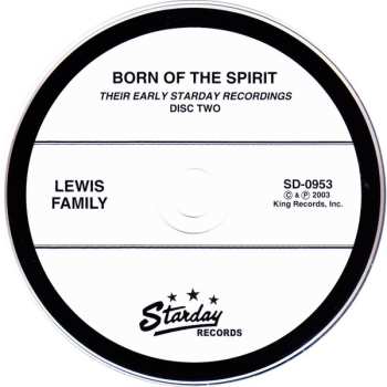 2CD The Lewis Family: Born Of The Spirit (Their Early Starday Recordings)