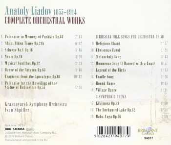 CD Anatoly Liadov: Complete Orchestral Works