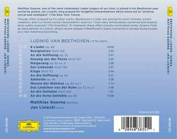 CD Ludwig van Beethoven: Lieder = Songs