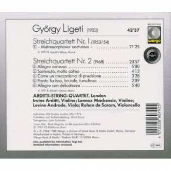 CD György Ligeti: Streichquartett Nr.1 / Streichquartett Nr. 2
