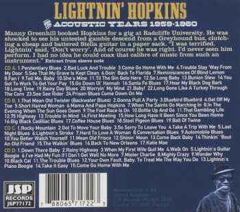 4CD Lightnin' Hopkins: Acoustic Years 1959-1960