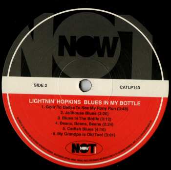LP Lightnin' Hopkins: Blues In My Bottle