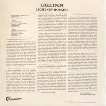 LP Lightnin' Hopkins: Lightnin' (The Blues Of Lightnin' Hopkins) CLR | LTD