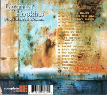 CD Lightnin' Hopkins: Short Haired Woman