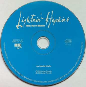 CD Lightnin' Hopkins: Rainy Day In Houston