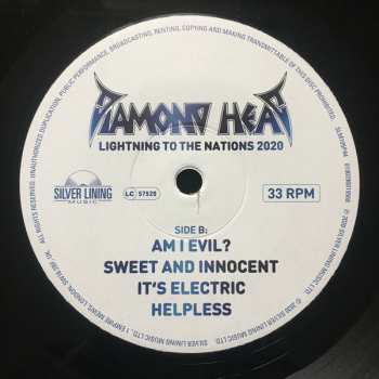 2LP Diamond Head: Lightning To The Nations 2020