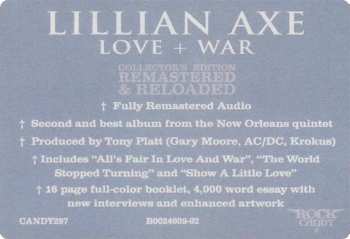 CD Lillian Axe: Love + War