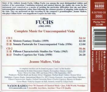 2CD Lillian Fuchs: Complete Music For Unaccompanied Viola