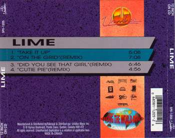 CD Lime: Take It Up / On The Grid (Remix) / Did You See That Girl (Remix) / Cutie Pie (Remix)