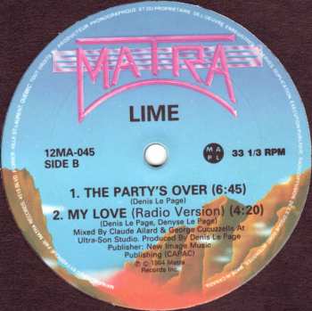 LP Lime: My Love