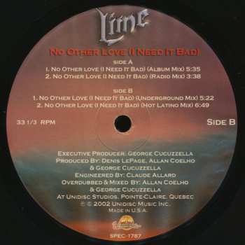 LP Lime: No Other Love (I Need It Bad)
