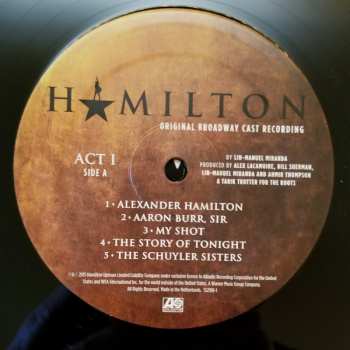 4LP/Doos Lin-Manuel Miranda: Hamilton (Original Broadway Cast Recording)