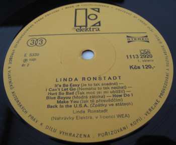 LP Linda Ronstadt: Linda Ronstadt