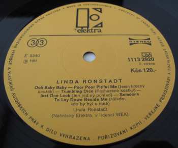 LP Linda Ronstadt: Linda Ronstadt