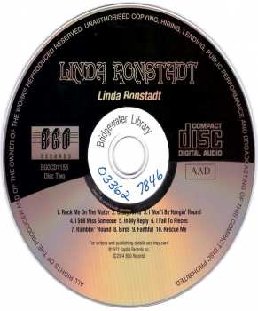 2CD Linda Ronstadt: Hand Sown... Home Grown/Silk Purse/Linda Ronstadt