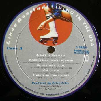 LP Linda Ronstadt: Living In The USA