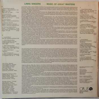 LP Linha Singers: Music Of Great Masters