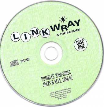 2CD Link Wray And His Ray Men: Rumbles, Raw-Hides, Jack-Aces, 1956-62
