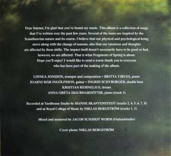 CD Linnea Jonsson: Fragments Of Spring