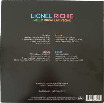 2LP Lionel Richie: Hello From Las Vegas CLR | DLX | LTD