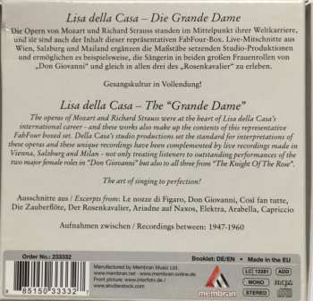 4CD Wolfgang Amadeus Mozart: Lisa Della Casa