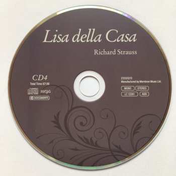 4CD Wolfgang Amadeus Mozart: Lisa Della Casa