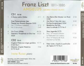 2CD Franz Liszt: Angelus: Sacred Piano Music